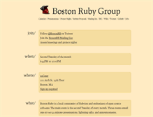 Tablet Screenshot of bostonrb.org